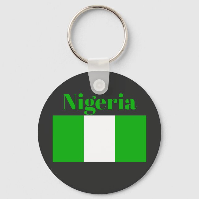 Nigeria Flag Keychain (Front)