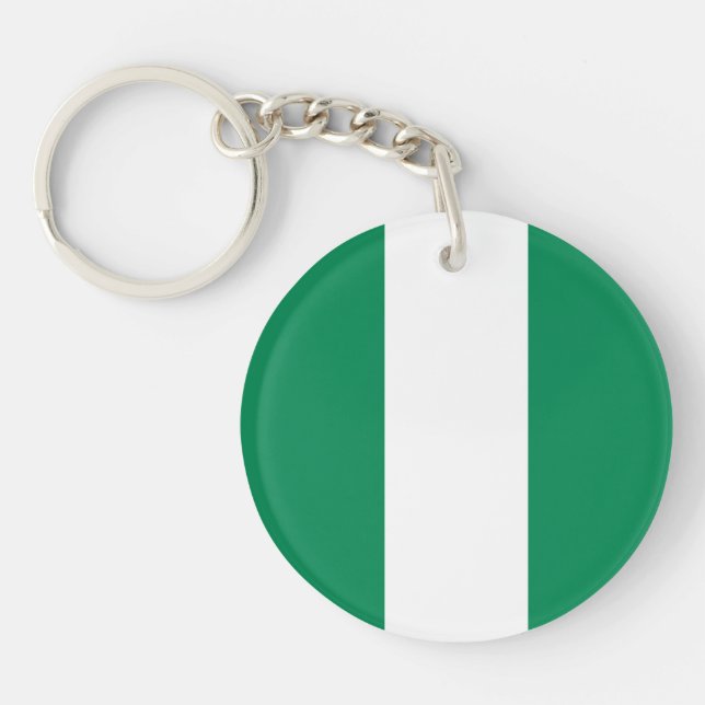 Nigeria Flag Keychain (Front)