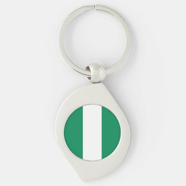 Nigeria Flag Keychain (Front)