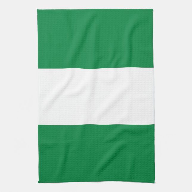 Nigeria flag kitchen towel (Vertical)