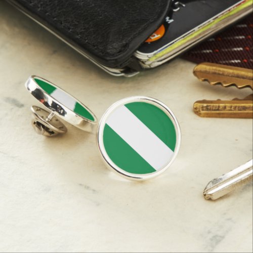 Nigeria flag lapel pin