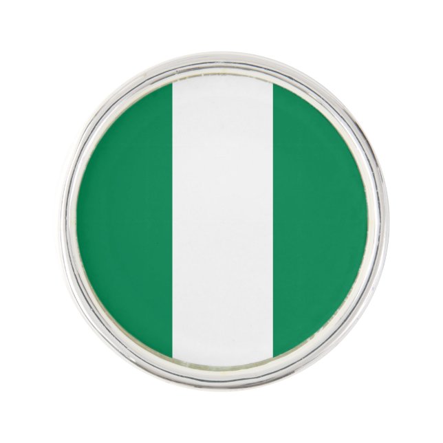 Nigeria Flag Lapel Pin (Front)