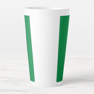 Nigeria flag latte mug