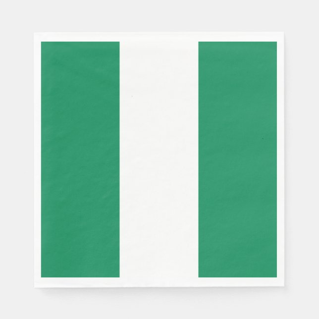 Nigeria Flag Napkins (Front)