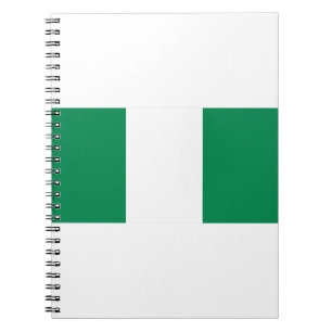 Nigeria Flag Notebook