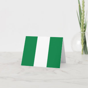 Nigeria Flag Notecard