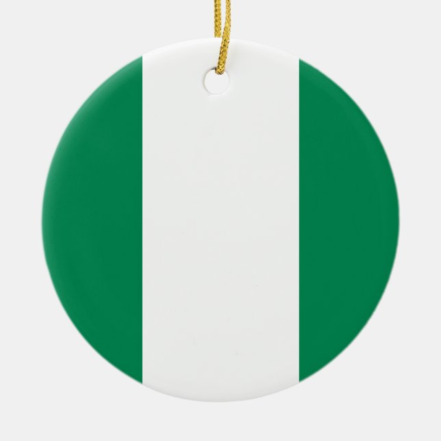 Nigeria Flag Ornament (Front)