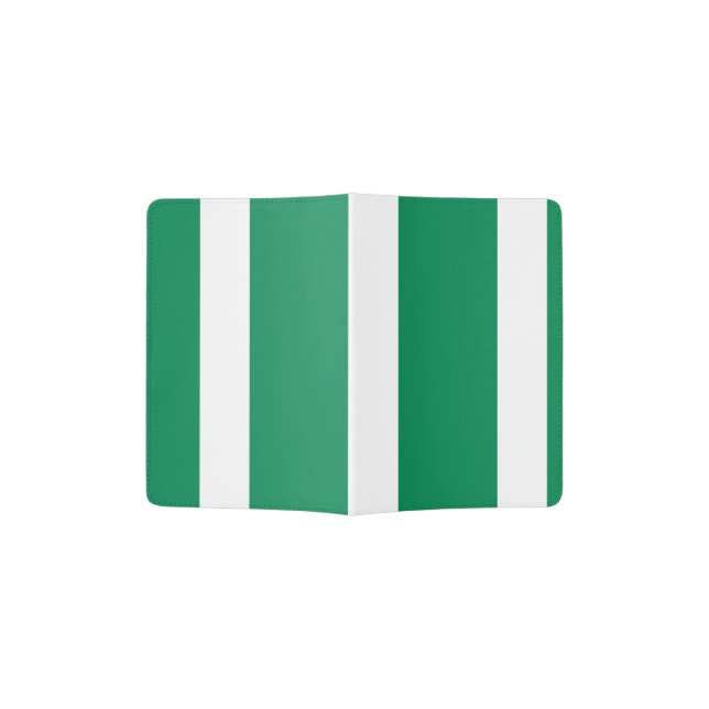 Nigeria Flag Passport Holder (Opened)