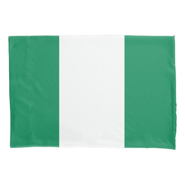 Nigeria Flag Pillow Case (Front)