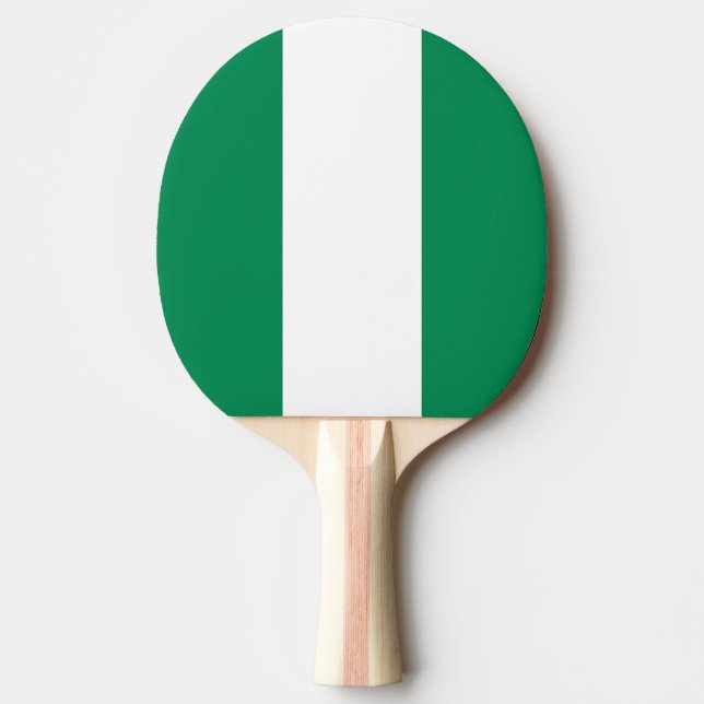 Nigeria Flag Ping Pong Paddle (Front)