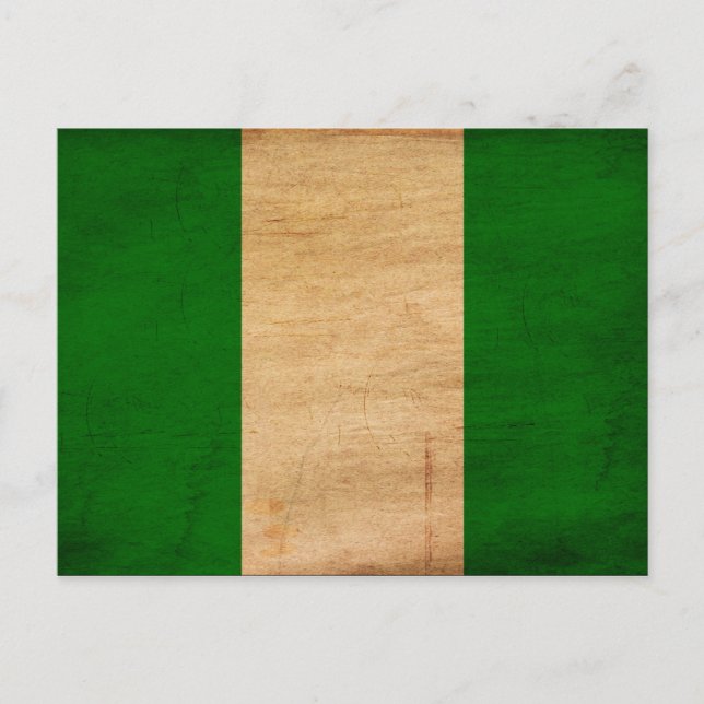 Nigeria Flag Postcard (Front)