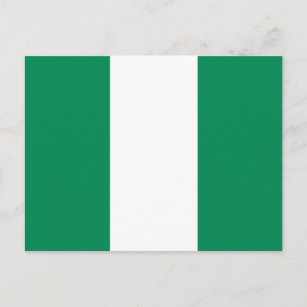 Nigeria Flag Postcard