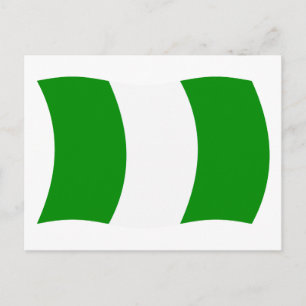 Nigeria Flag Postcard