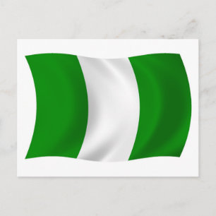 Nigeria Flag Postcard