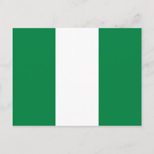Nigeria Flag Postcard