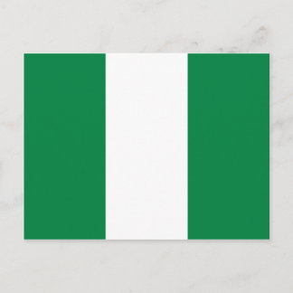 Nigeria Flag Postcard
