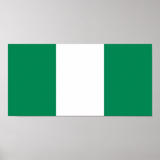 Nigeria Flag Poster (Front)