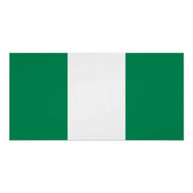 Nigeria Flag Poster (Front)