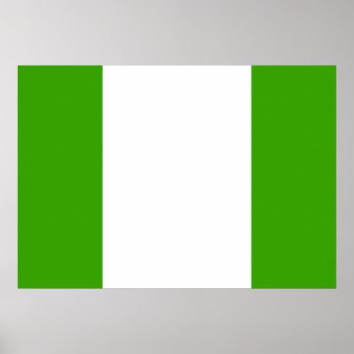 Nigeria Flag Poster