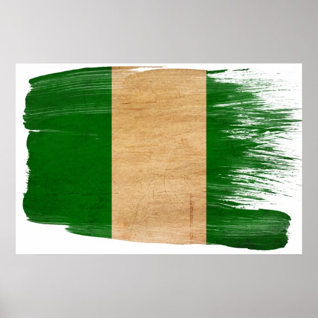 Nigeria Flag Posters (Front)