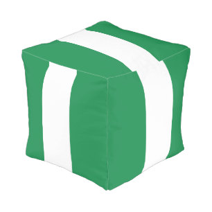 Nigeria flag pouf