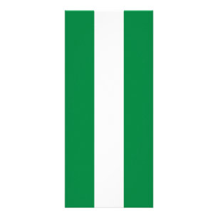 Nigeria flag rack card