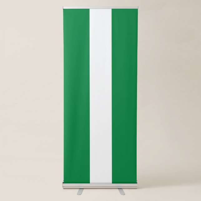 Nigeria flag retractable banner (Front)