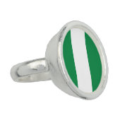 Nigeria flag ring (Side)