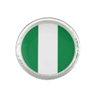 Nigeria flag ring