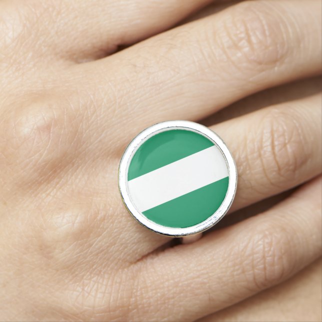 Nigeria Flag Ring (In Situ)