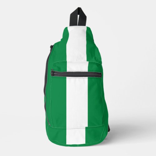 Nigeria flag sling bag