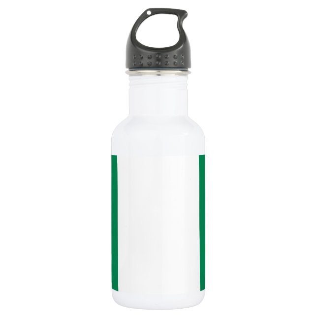 Nigeria Flag Stainless Steel Water Bottle (Front)