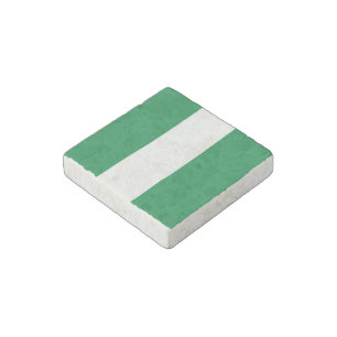 Nigeria flag stone magnet