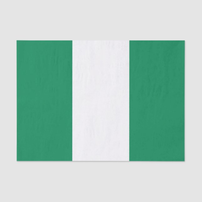 Nigeria Flag Tissue Paper (Front)