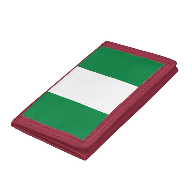Nigeria flag trifold wallet (Bottom)
