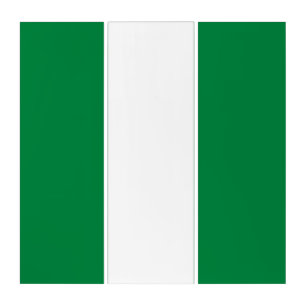 Nigeria flag triptych