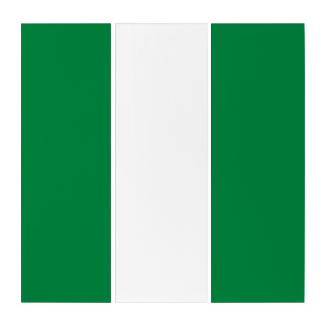 Nigeria flag triptych (Front)
