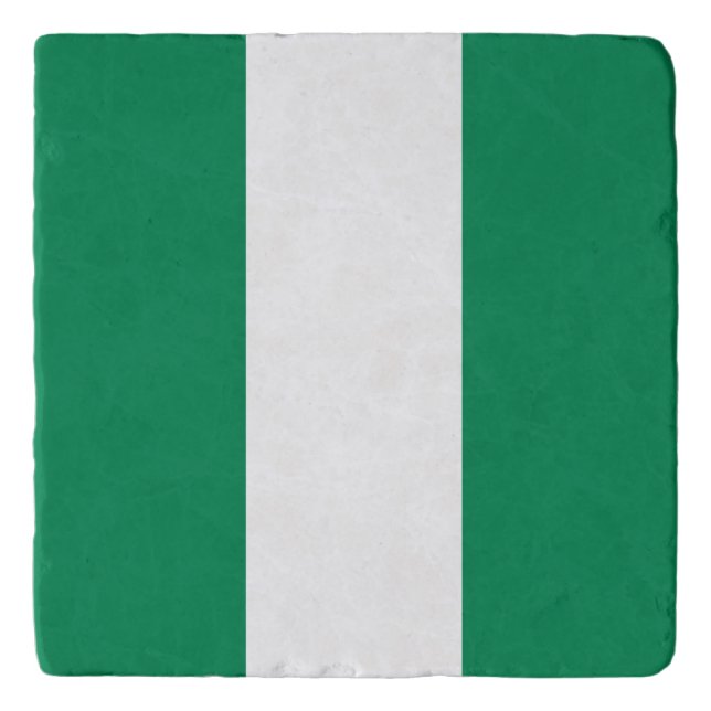 Nigeria Flag Trivet (Front)