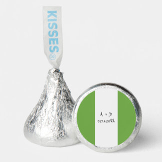 Nigeria Flag Valentine's Day Custom Message Hershey®'s Kisses®