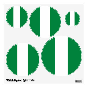 Nigeria flag wall decal