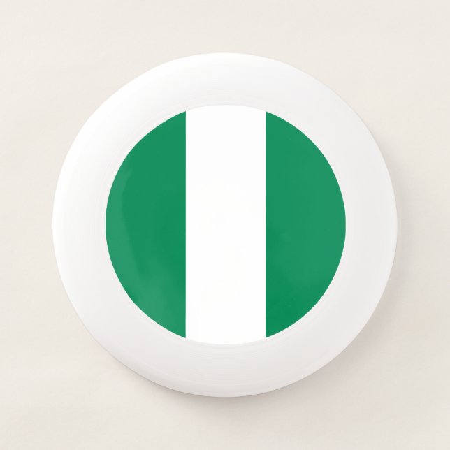 Nigeria Flag Wham-O Frisbee (Front)