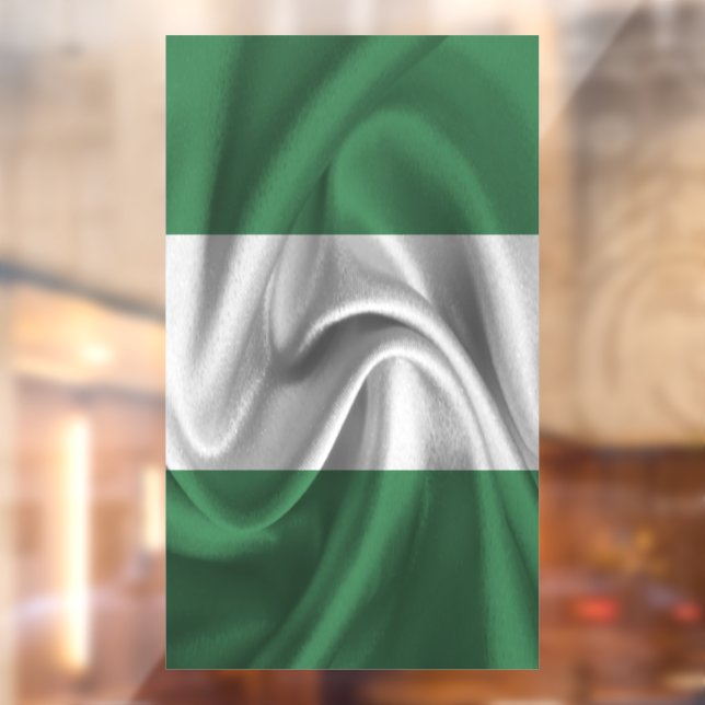 Nigeria Flag Window Cling (Sheet 2)