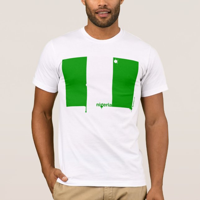 Nigeria Grunge t-shirt (Front)