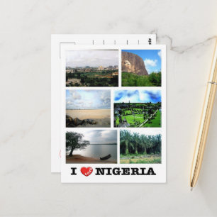 Nigeria - I Love - Postcard