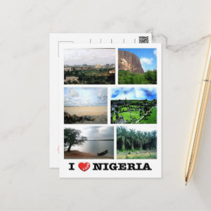 Nigeria - I Love - Postcard