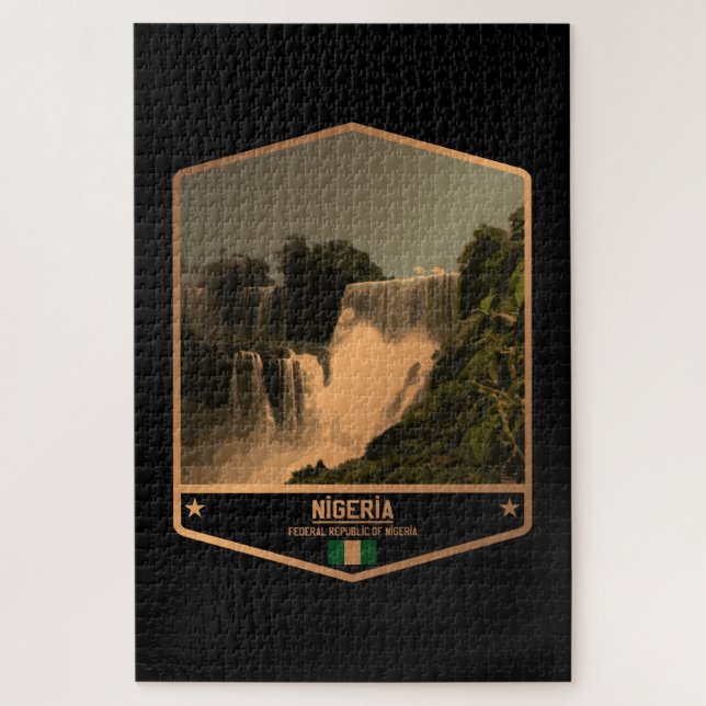 Nigeria Jigsaw Puzzle (Vertical)