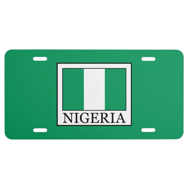 Nigeria License Plate (Front)