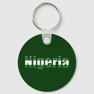 Nigeria Logo in the colors of the Nigerian flag Keychain