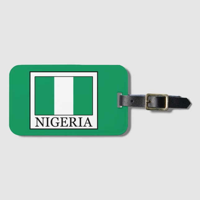 Nigeria Luggage Tag (Front Horizontal)