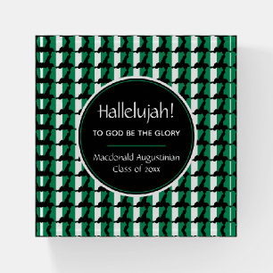 NIGERIA Map Graduate Custom HALLELUJAH Keepsake Paperweight
